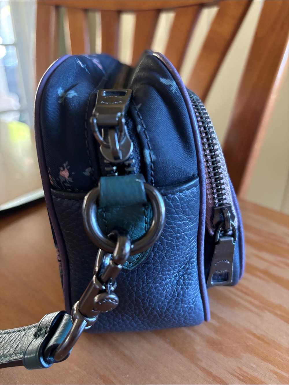 Coach Court Crossbody with Rose Bouquet Print - Picture 5 of 11